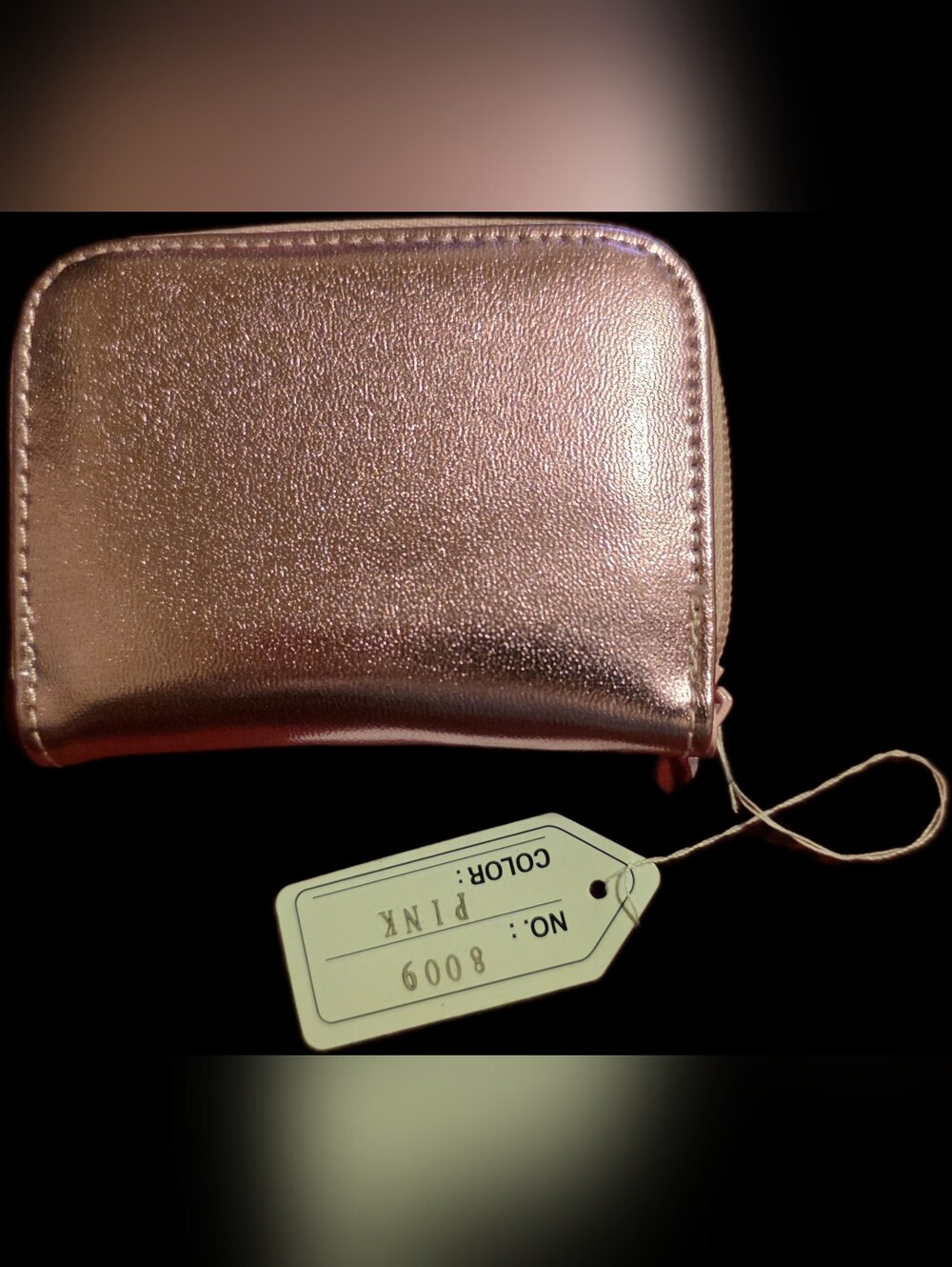 Metallic Pink Compact Wallet - Picture 2 of 4